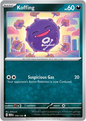 Pokemon SV: Scarlet & Violet 151 Koffing - Anime Card Craze