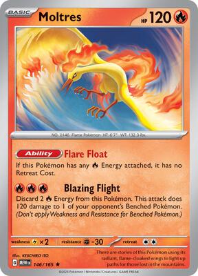 Pokemon SV: Scarlet & Violet 151 Moltres - Anime Card Craze
