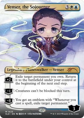 Magic: The Gathering - Secret Lair Drop Series - Venser, the Sojourner (Rainbow Foil) - Foil - Anime Card Craze