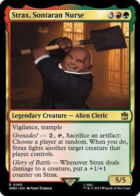 Magic: The Gathering - Universes Beyond: Doctor Who - Strax, Sontaran Nurse - Normal