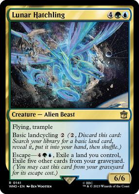 Magic: The Gathering - Universes Beyond: Doctor Who - Lunar Hatchling - Normal