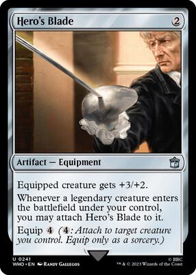 Magic: The Gathering - Universes Beyond: Doctor Who - Hero's Blade - Normal