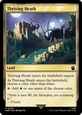 Magic: The Gathering - Universes Beyond: Doctor Who - Thriving Heath - Normal