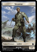 Magic: The Gathering - Universes Beyond: Doctor Who - Soldier // Mutant Double-Sided Token - Normal