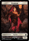 Magic: The Gathering - Universes Beyond: Doctor Who - Warrior // Treasure (0028) Double-Sided Token - Normal