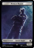 Magic: The Gathering - Universes Beyond: Doctor Who - Human Rogue // Clue (0021) Double-Sided Token - Normal