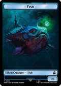 Magic: The Gathering - Universes Beyond: Doctor Who - Fish // Beast Double-Sided Token - Normal
