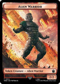 Magic: The Gathering - Universes Beyond: Doctor Who - Alien Warrior // Treasure (0030) Double-Sided Token - Normal