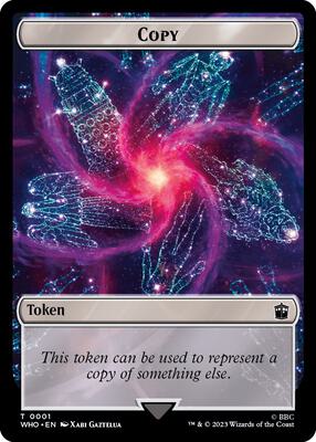 Magic: The Gathering - Universes Beyond: Doctor Who - Copy // Osgood, Operation Double Double-Sided Token - Normal
