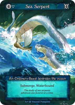 Sorcery: Contested Realm - Beta - Sea Serpent -  - Normal