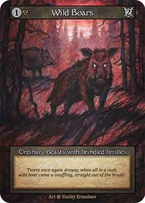 Sorcery: Contested Realm - Beta - Wild Boars -  - Normal