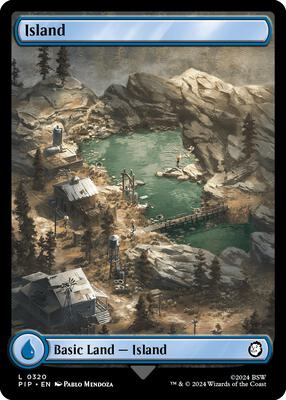 Magic: The Gathering - Universes Beyond: Fallout - Island (0320) - Normal - Anime Card Craze