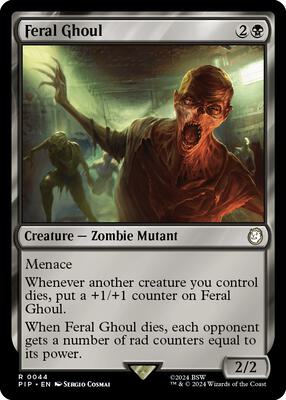 Magic: The Gathering - Universes Beyond: Fallout - Feral Ghoul - Normal - Anime Card Craze
