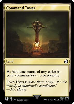 Magic: The Gathering - Universes Beyond: Fallout - Command Tower - Normal - Anime Card Craze