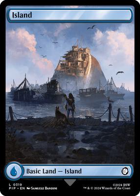 Magic: The Gathering - Universes Beyond: Fallout - Island (0319) - Normal - Anime Card Craze