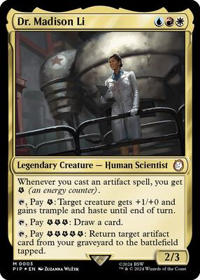 Magic: The Gathering - Universes Beyond: Fallout - Dr. Madison Li - Foil - Anime Card Craze