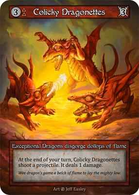 Sorcery: Contested Realm - Beta - Colicky Dragonettes -  - Normal