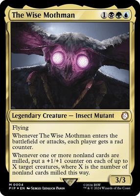 Magic: The Gathering - Universes Beyond: Fallout - The Wise Mothman - Foil - Anime Card Craze
