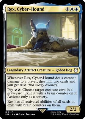Magic: The Gathering - Universes Beyond: Fallout - Rex, Cyber-Hound - Normal - Anime Card Craze