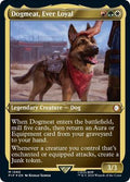 Magic: The Gathering - Universes Beyond: Fallout - Dogmeat, Ever Loyal (Display Commander) - Thick Stock - Foil - Anime Card Craze