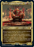 Magic: The Gathering - Universes Beyond: Fallout - Caesar, Legion's Emperor (Display Commander) - Thick Stock - Foil - Anime Card Craze