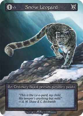 Sorcery: Contested Realm - Beta - Snow Leopard -  - Normal