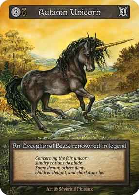 Sorcery: Contested Realm - Beta - Autumn Unicorn -  - Normal