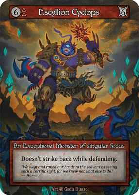 Sorcery: Contested Realm - Beta - Escyllion Cyclops -  - Normal