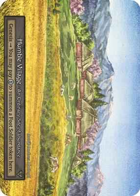 Sorcery: Contested Realm - Beta - Humble Village -  - Normal