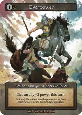 Sorcery: Contested Realm - Beta - Overpower -  - Normal