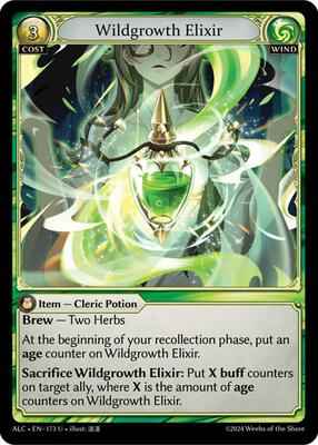 Grand Archive TCG - Alchemical Revolution - Wildgrowth Elixir - 173 - Normal