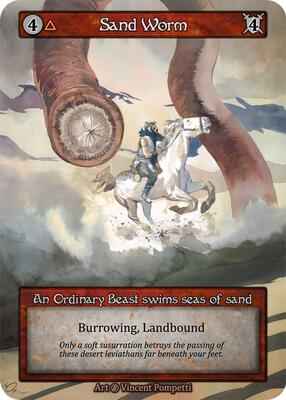 Sorcery: Contested Realm - Beta - Sand Worm -  - Normal