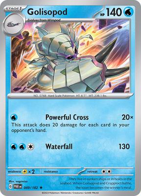 Pokemon - SV04: Paradox Rift - Golisopod - Anime Card Craze