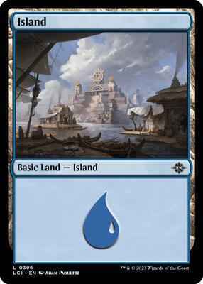 Magic: The Gathering - The Lost Caverns of Ixalan - Island (0396) - 396 - Normal