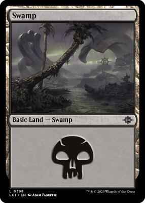 Magic: The Gathering - The Lost Caverns of Ixalan - Swamp (0398) - 398 - Normal