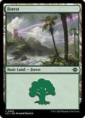 Magic: The Gathering - The Lost Caverns of Ixalan - Forest (0402) - 402 - Foil