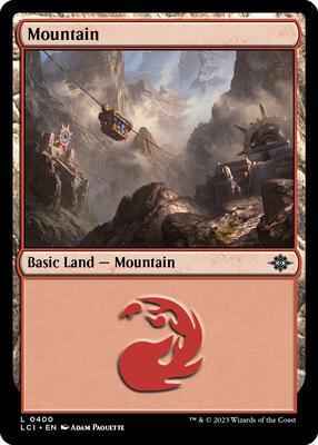 Magic: The Gathering - The Lost Caverns of Ixalan - Mountain (0400) - 400 - Foil