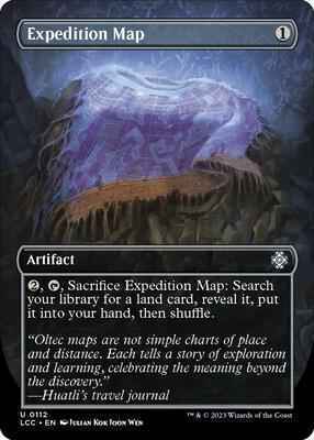 Magic: The Gathering - Commander: The Lost Caverns of Ixalan - Expedition Map (Borderless) - 112 - Normal