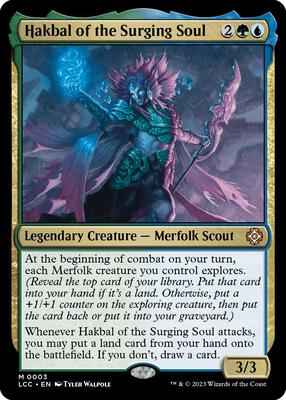 Magic: The Gathering - Commander: The Lost Caverns of Ixalan - Hakbal of the Surging Soul - 3 - Foil