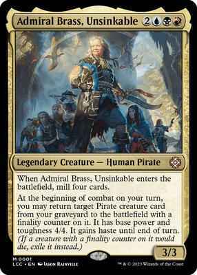 Magic: The Gathering - Commander: The Lost Caverns of Ixalan - Admiral Brass, Unsinkable - 1 - Foil
