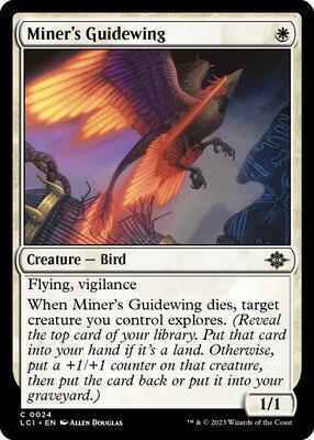 Magic: The Gathering - The Lost Caverns of Ixalan - Miner's Guidewing - 24 - Normal