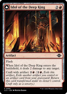 Magic: The Gathering - The Lost Caverns of Ixalan - Idol of the Deep King - 155 - Normal