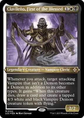 Magic: The Gathering - Commander: The Lost Caverns of Ixalan - Clavileno, First of the Blessed (Display Commander) - Thick Stock - 122 - Foil