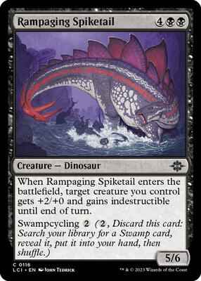 Magic: The Gathering - The Lost Caverns of Ixalan - Rampaging Spiketail - 116 - Normal