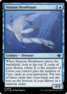 Magic: The Gathering - The Lost Caverns of Ixalan - Sinuous Benthisaur - 76 - Normal