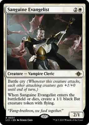 Magic: The Gathering - The Lost Caverns of Ixalan - Sanguine Evangelist - 34 - Normal