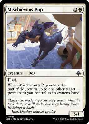 Magic: The Gathering - The Lost Caverns of Ixalan - Mischievous Pup - 25 - Normal