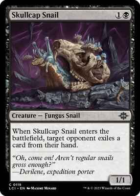 Magic: The Gathering - The Lost Caverns of Ixalan - Skullcap Snail - 119 - Foil