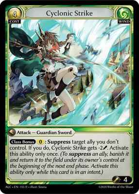 Grand Archive TCG - Alchemical Revolution - Cyclonic Strike - 155 - Normal