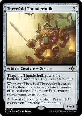 Magic: The Gathering - The Lost Caverns of Ixalan - Threefold Thunderhulk - 265 - Normal